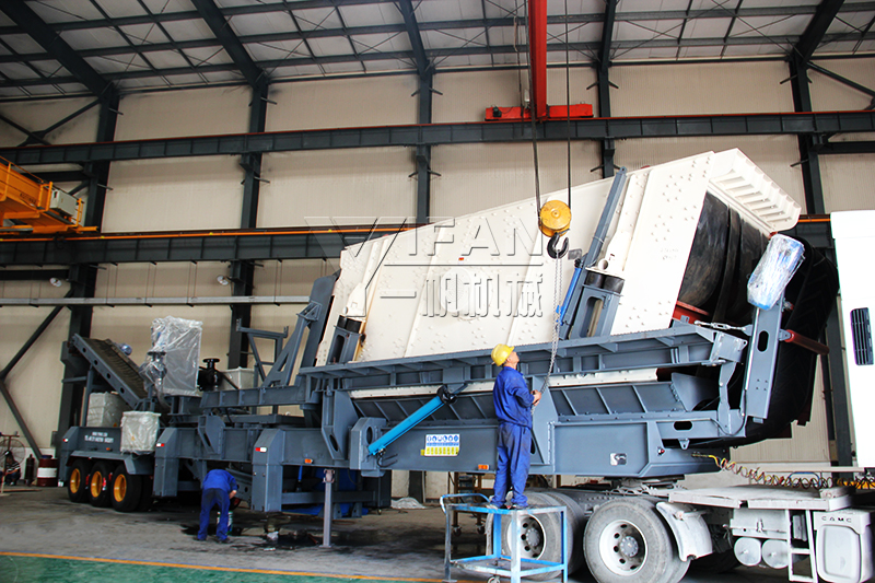 移動破碎站試機(jī)